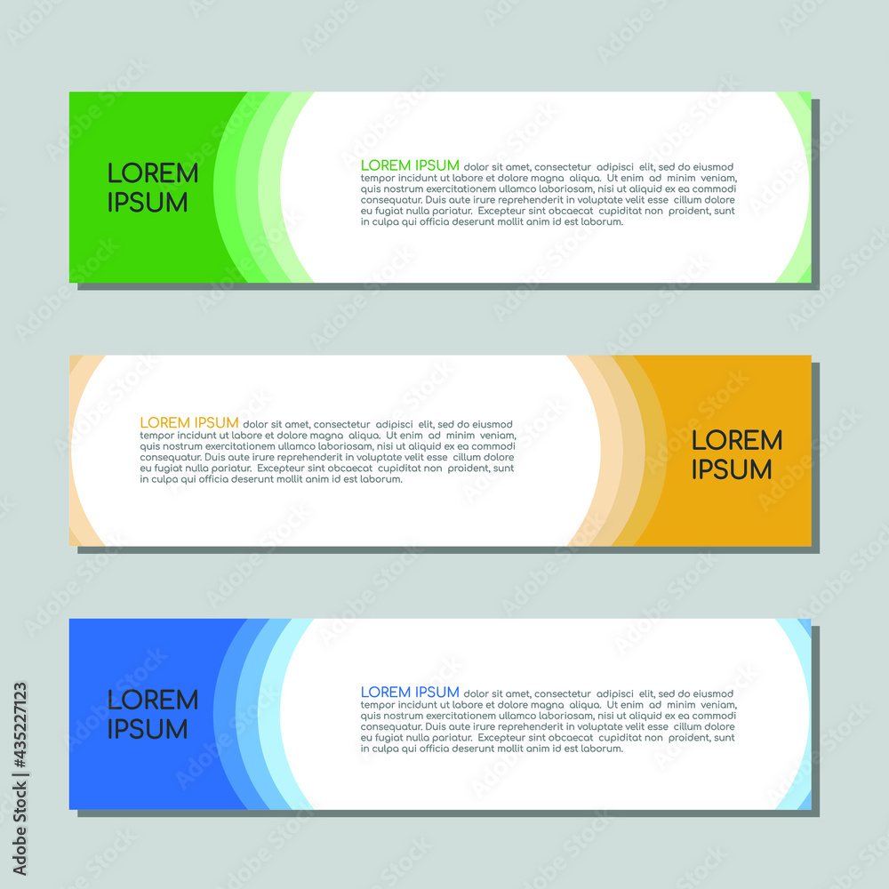 Vector abstract design banner web template Vector abstract design banner web template