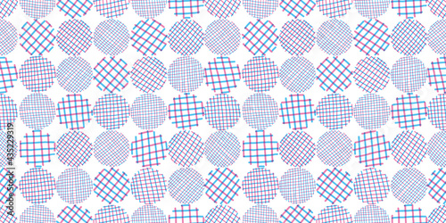 Geometric illustration background. Seamless pattern.Vector. 幾何学イラストパターン