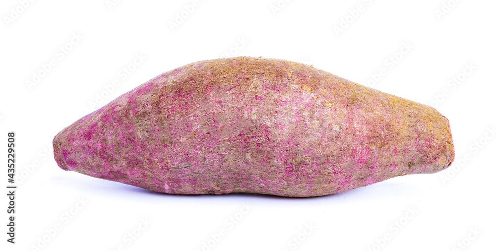 sweet potato isolated on white background sweet potato isolated on white background