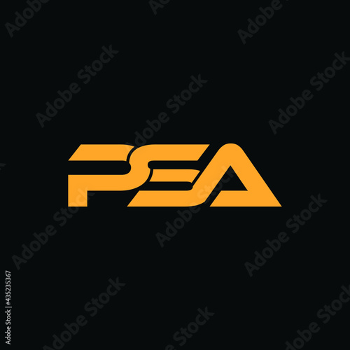 psa letter logo design  photo