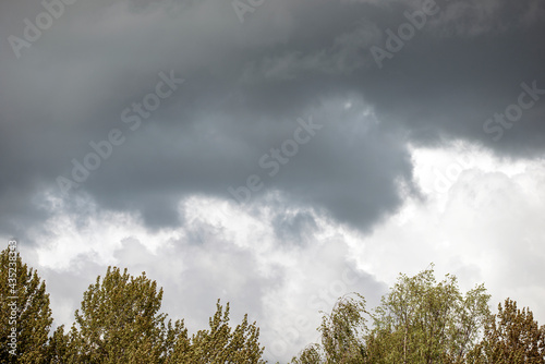 Photography clouds over the field, nacka, sverige, sweden, stockholm