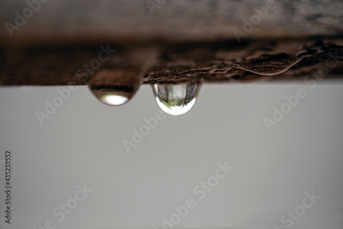Canvas Print drops of water, nacka, sverige, sweden, stockholm