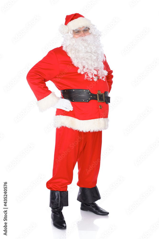 Santa Claus isolated on white background. Full length portrait Santa Claus isolated on white background. Full length portrait