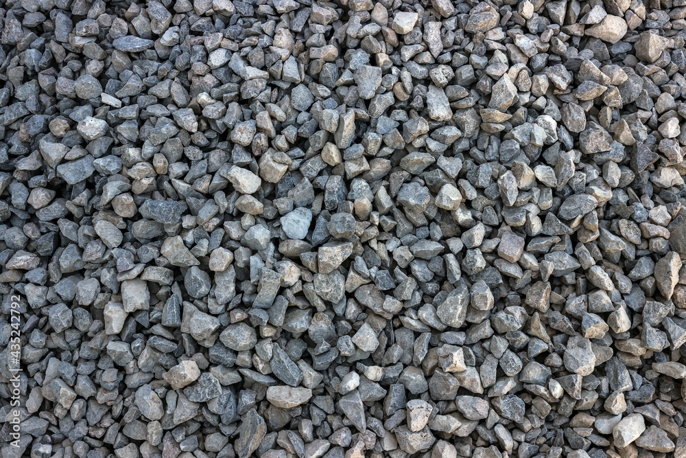 Gravel texture. Gray stones close-up. Building materials Gravel texture. Gray stones close-up. Building materials