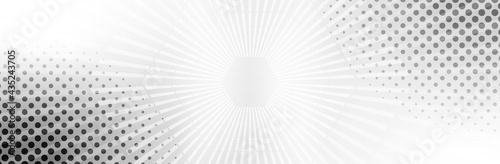 Abstract White Gray background. Halftone pattern. Neutral backdrop. Lecture, seminar, symposium, workshop, conference or briefing presentation template. White vector illustration