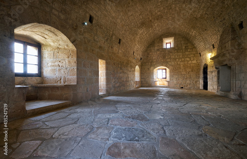 The room on the second storey of Kolossi Castle. Kolossi. Limassol District. Cyprus photo