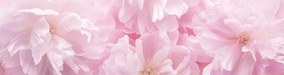 Blossoming delicate peony,pastel and soft background