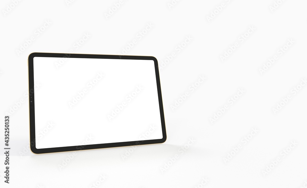 Tablet 3d computer with blank screen Tablet 3d computer with blank screen