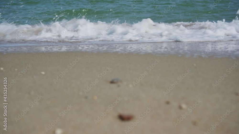 Seashore or ocean, shallow depth of field with blur, empty space for insertion. Seashore or ocean, shallow depth of field with blur, empty space for insertion.