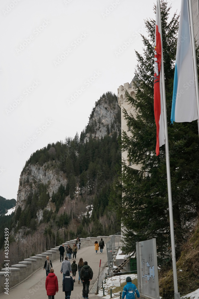 Naklejka premium climber on the top