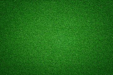 Flat green grass texture with vignette effect. Short grass cutting.