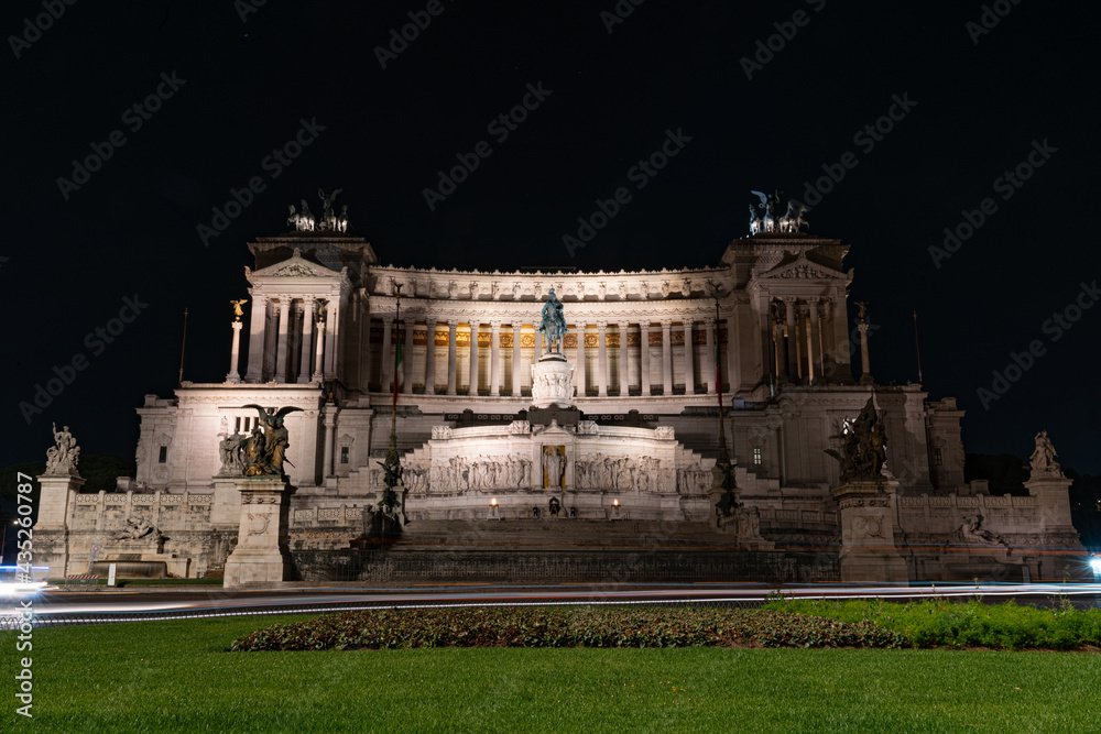 rome coliseum colosseo night