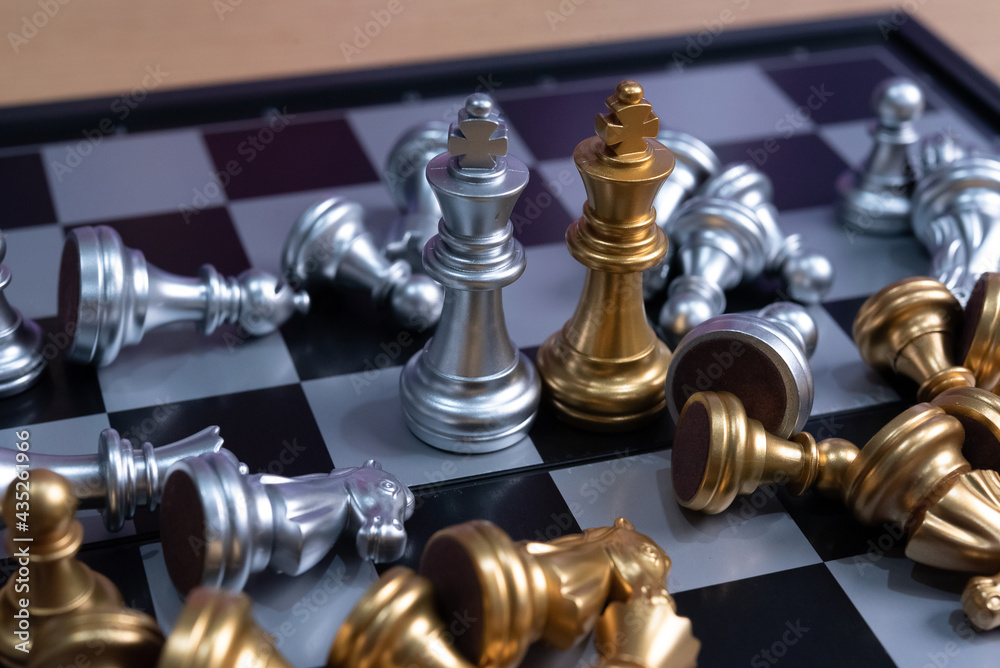 chess board game competition business concept with blur image background. to represent chess battle, success, team leader, teamwork and business strategy concept. chess board game competition business concept with blur image background. to represent chess battle, success, team leader, teamwork and business strategy concept.