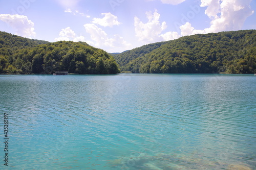 View of the Plitvice Lakes National Park  Croatia