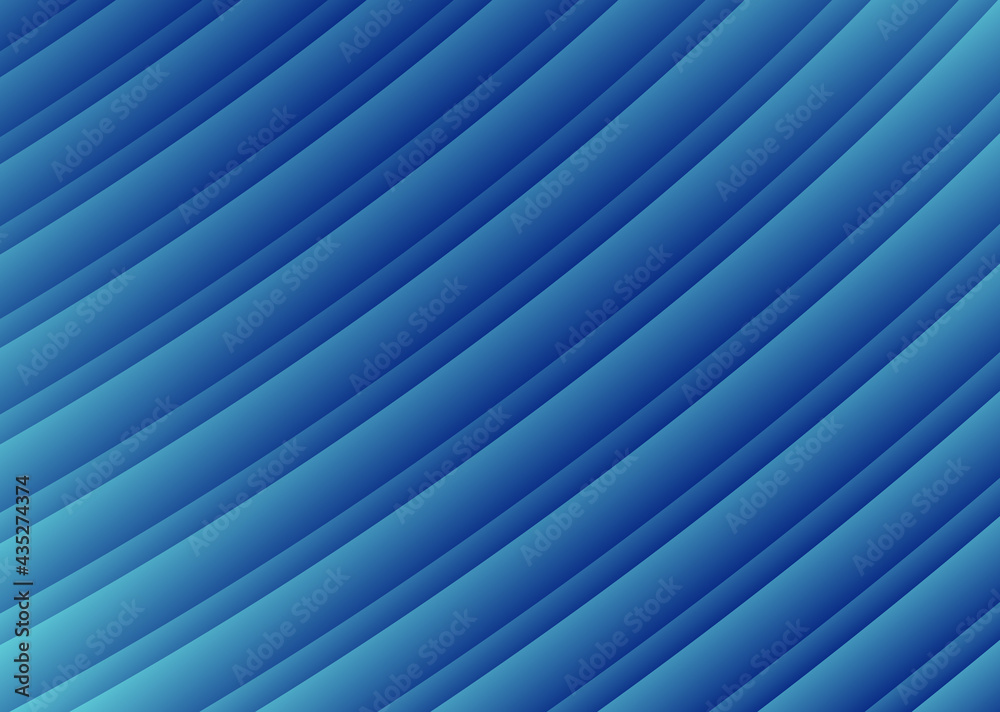 Obraz premium Abstract gradient waves background and folds. 3D illustration in gentle pastel colors.