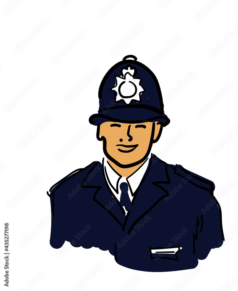 the famous english policeman in a helmet as they look today the famous english policeman in a helmet as they look today