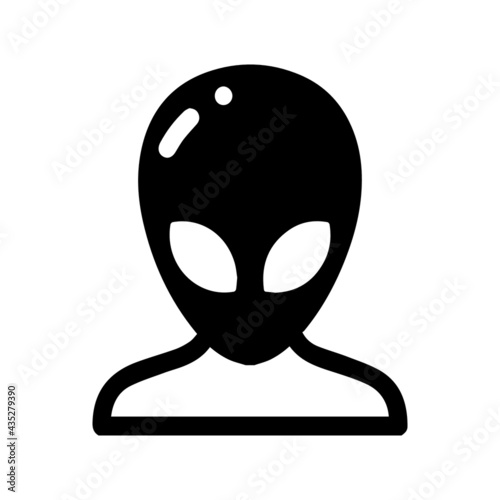 Alien creature science experiment icon