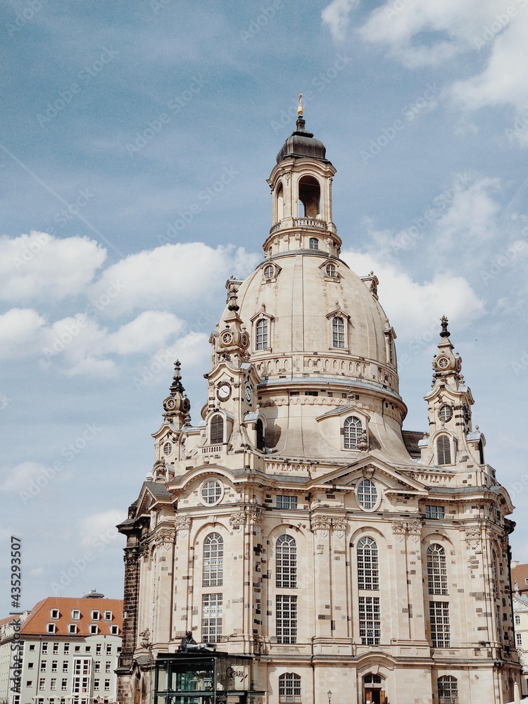 Top of a church in Dresden