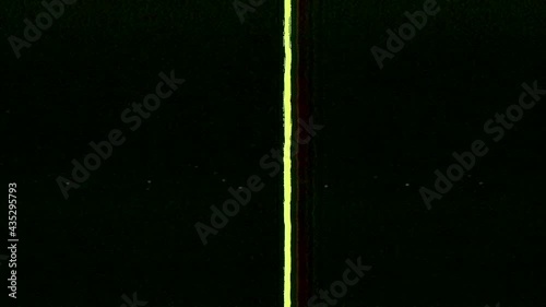 Analog Video Art Multicolored Abstract Shapes Signal Distortion
