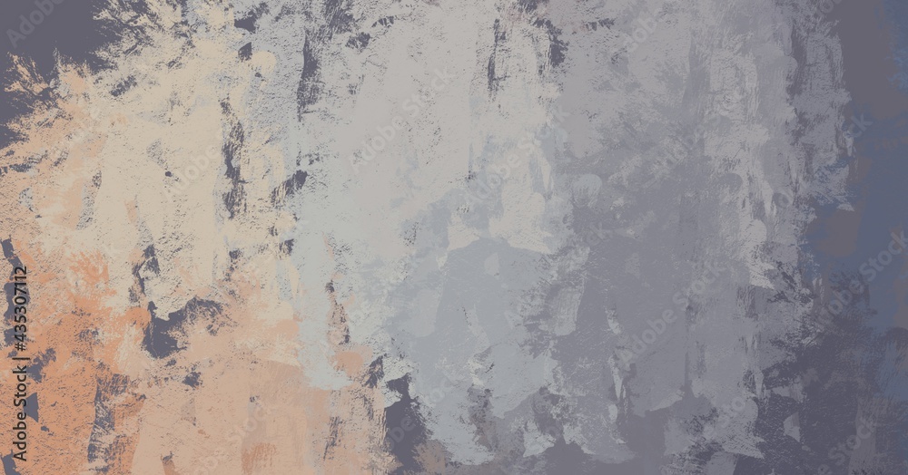 Modern art. Handmade background. Colorful pattern. Backdrop material. Wide brush. Painterly mix. Abstract. Color texture. 2d illustration. Wall painting. Canvas surface. 