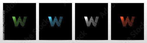 Shining Rays On Letter Logo Design W