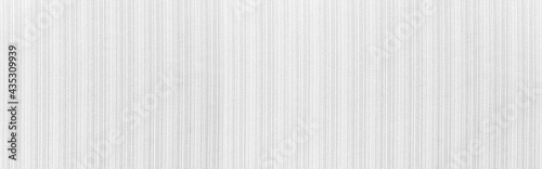 Panorama of White cotton fabric with stripes pattern and background seamless
