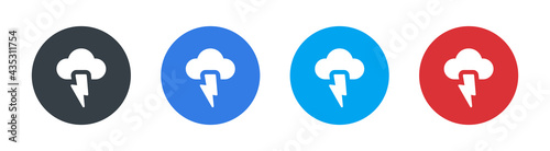 Storm vector icon