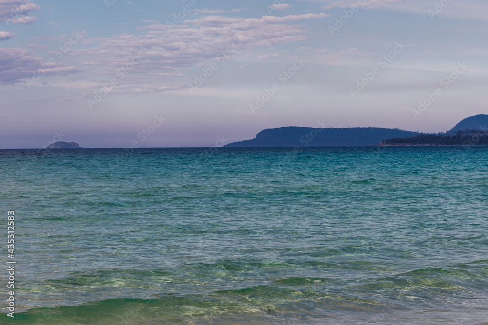 beautiful beach landscape in Marion Bay in Tasmania, Australia with no people shot inn autumn beautiful beach landscape in Marion Bay in Tasmania, Australia with no people shot inn autumn