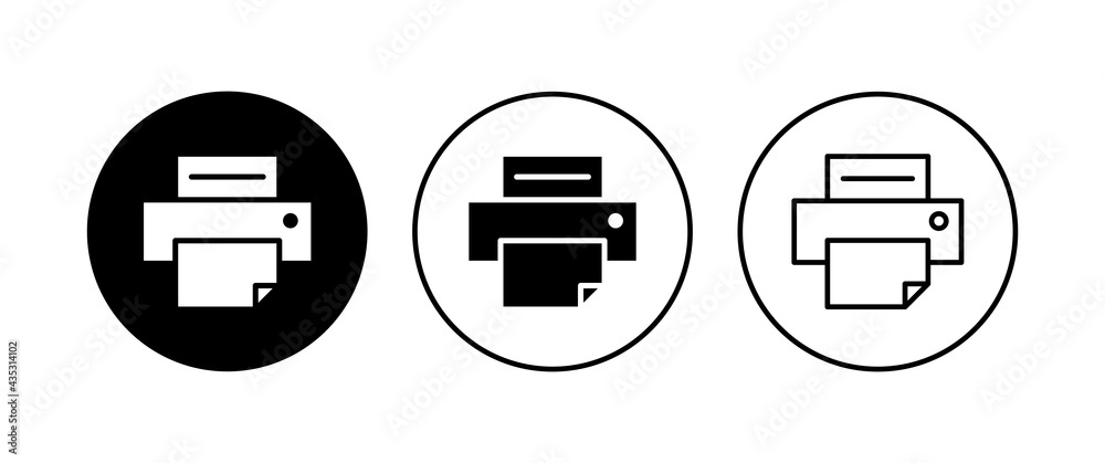 Print icon set. printer icon vector. Print icon set. printer icon vector.