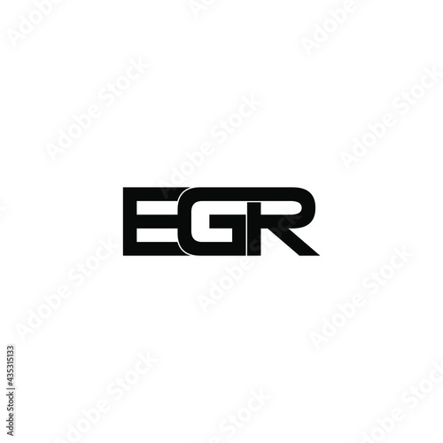 egr letter original monogram logo design © ahmad ayub prayitno