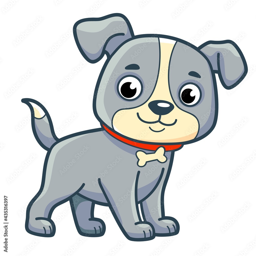 Cute dog cartoon. Dog clipart vector illustration Cute dog cartoon. Dog clipart vector illustration