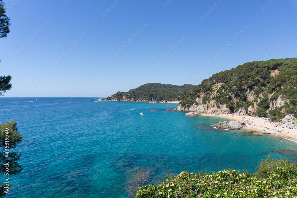 Mediterranean sea landscape from a cliff on the Costa Brava Mediterranean sea landscape from a cliff on the Costa Brava
