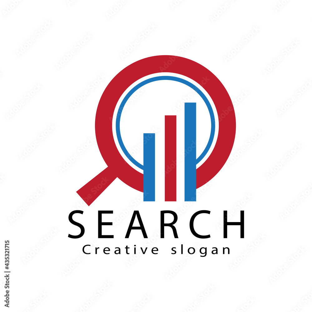 Search engine logo vector flat design Search engine logo vector flat design