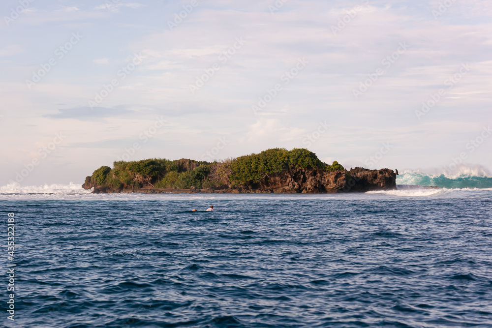 Surf Spot Stimpys Rock Island Siargao Island The Philippines