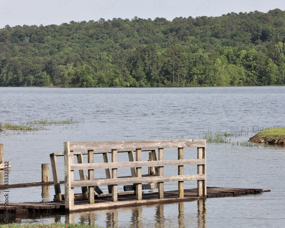 Old Docks at Beaver Fork Lake near Conway, Arkansas Old Docks at Beaver Fork Lake near Conway, Arkansas