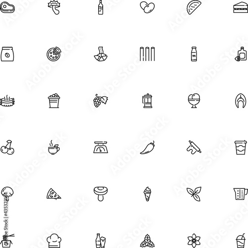 icon vector icon set such as: permit, italy, silhouette, alcoholic, beaker, filled, eco, brewed, message, stuffed, instrument, home, fastfood, grid, roll, style, refreshing, pin, flavoring, clothing