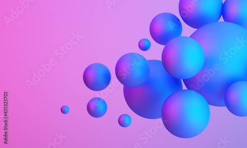 3d colorful sphere ball on background ,abstract 3d background