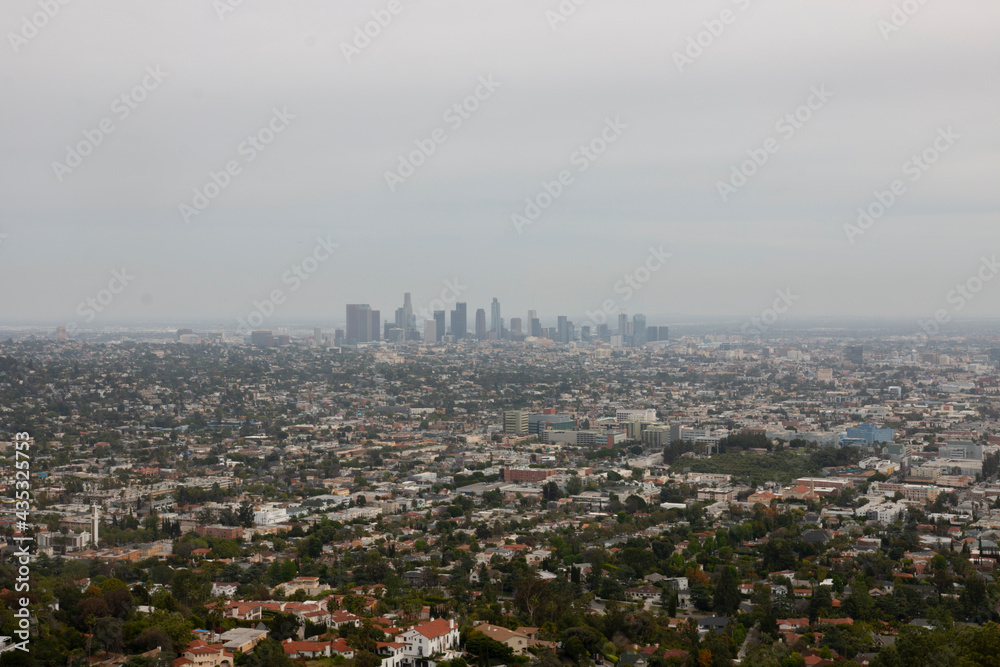 View of Downtown Los Angeles from Griffith Observatory