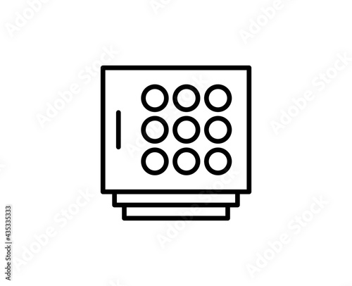 Finance line icon