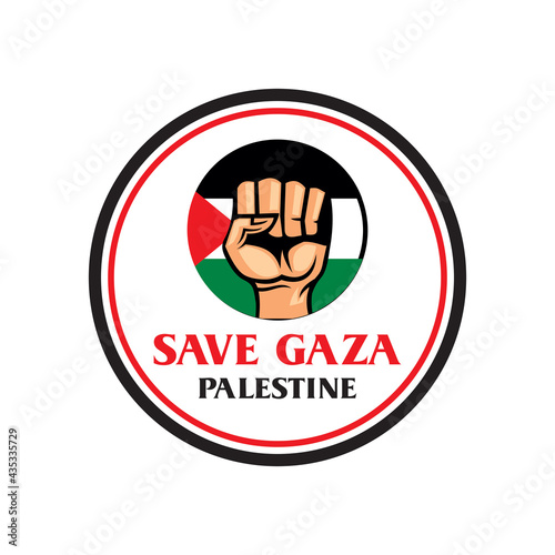 save palestine logo , free gaza vector