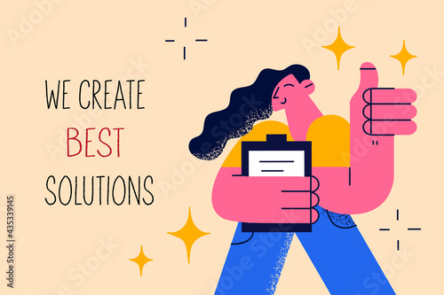 We create best solutions concept