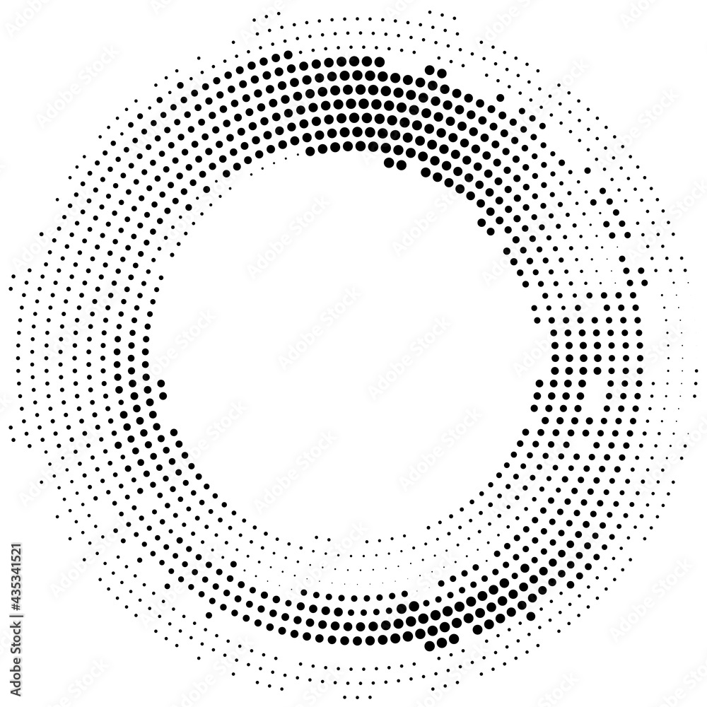 Halftone monochrome texture with dots. Circle, Zen. Minimalism, vector. Background for posters, websites, business cards, postcards, interior design. Halftone monochrome texture with dots. Circle, Zen. Minimalism, vector. Background for posters, websites, business cards, postcards, interior design.