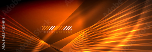 Neon dynamic beams vector abstract wallpaper background. Wallpaper background, design templates for business or technology presentations, internet posters or web brochure covers