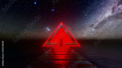 red gate to another world