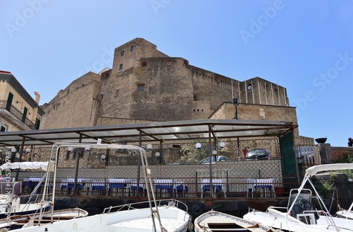 Napoli -Tavoli all'aperto al Borgo Marinari