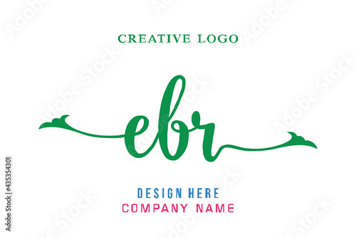 EBR lettering logo is simple, easy to understand and authoritative photo