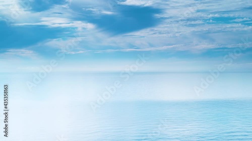 Wallpaper Mural Seascape. Calm blue sea water and sky. Mediterranean Sea. Torontodigital.ca