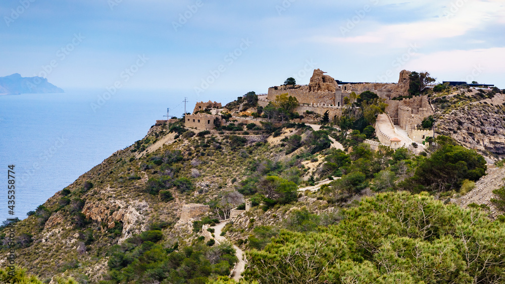 Gun Battery of Castillitos, Spain. Tourist site