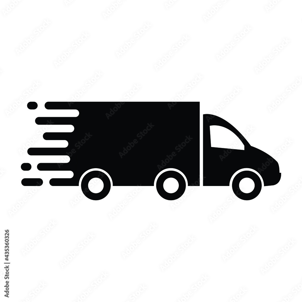 truck icon. delivery icon vector