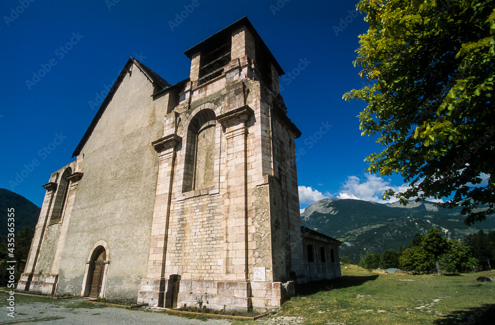 Eglise, Mont Dauphin, patrimoine mondial de l’UNESCO, Alpes du Sud, Hautes Alpes, 05